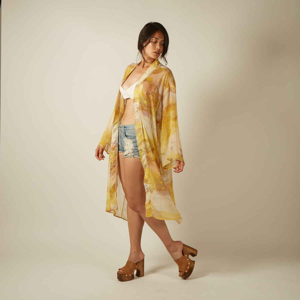 "Conti" Kimono ar Apdruku