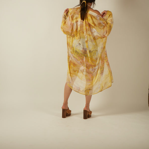 "Conti" Kimono ar Apdruku