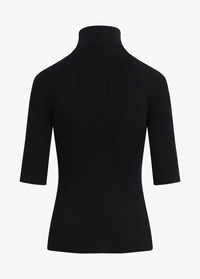 "The Ribbed Turtleneck" Tops