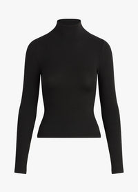 "The Ribbed Turtleneck" Tops