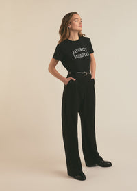 Favorite Daughter Cropped Collegiate Tee