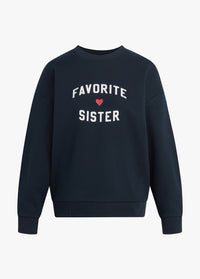 Favorite Sister Heart Logo Sweatshirt