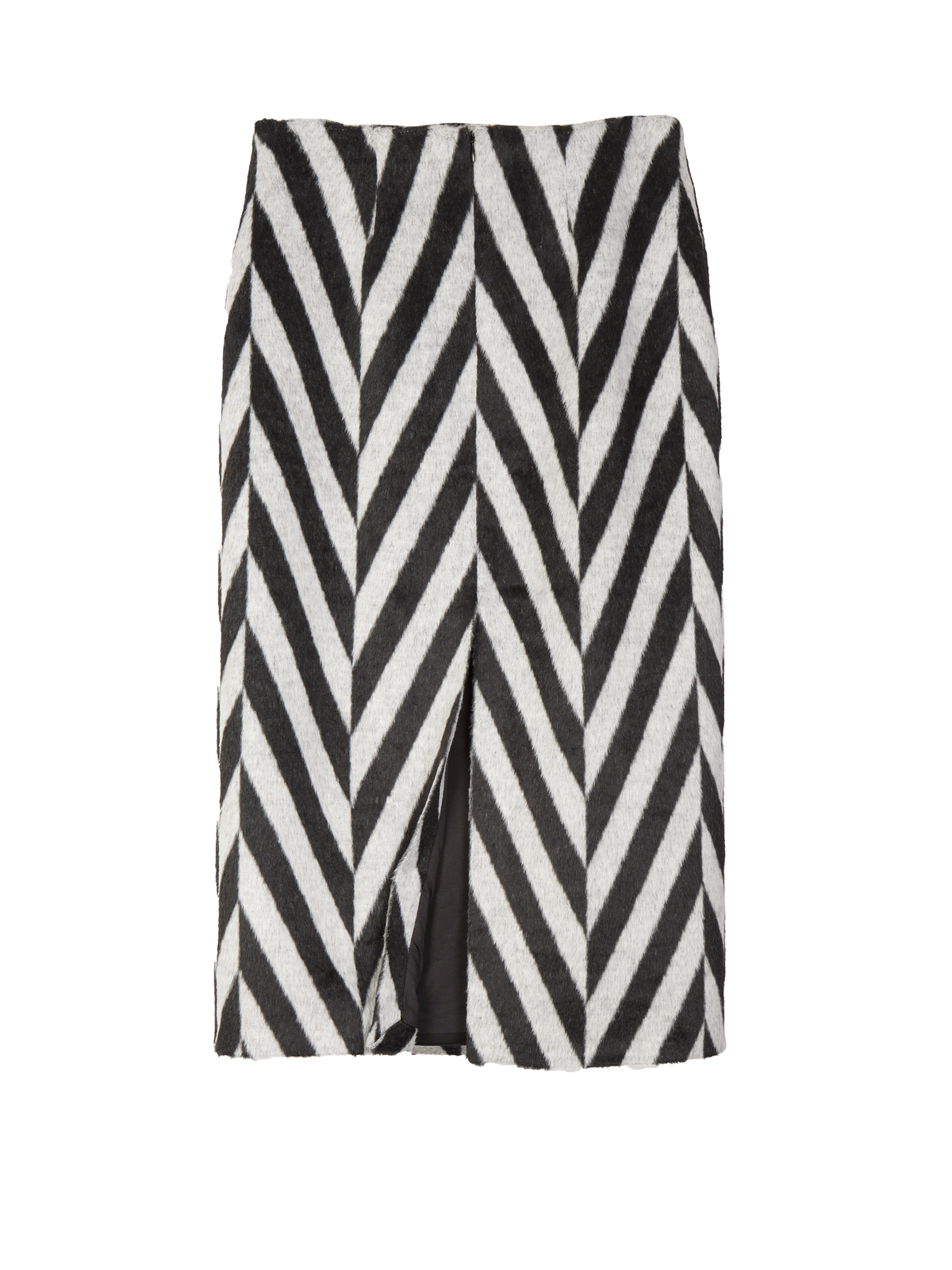 Anna Striped Pencil Skirt