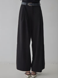 Trousers with flares
